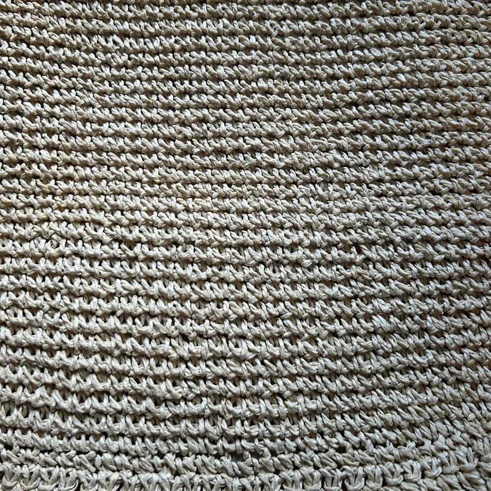 Capelli Straworld Floral Straw Crochet Shoulder Bag Boho Summer Beach Purse - Picture 8 of 16